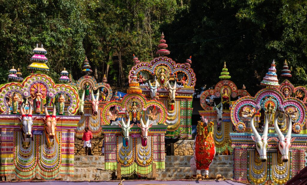 Decorated Kalavela Bulls